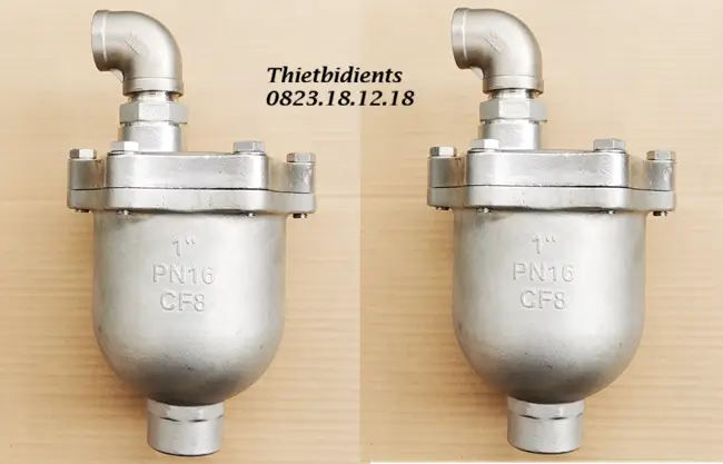 Van xả khí inox 4 Van xả khí inox nối ren