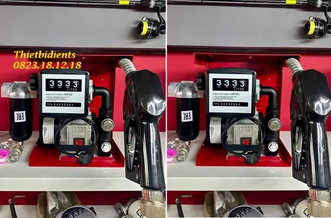 Cây bơm xăng dầu mini 2 Cây bơm xăng dầu mini