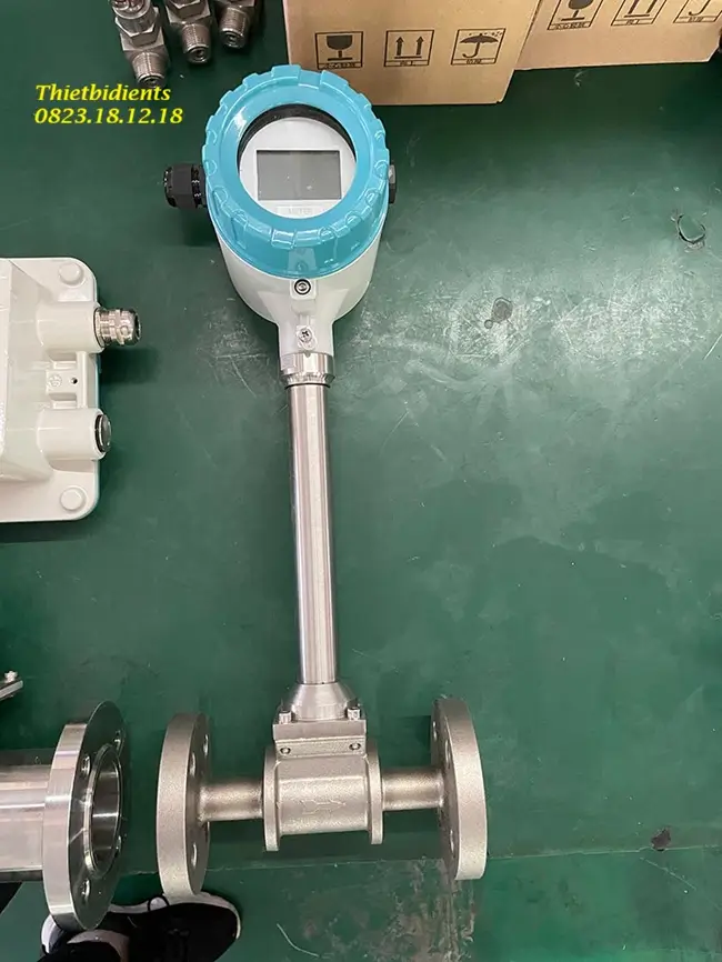 Đồng hồ đo lưu lượng hơi nóng 6 Đồng hồ đo lưu lượng hơi nóng thân Inox