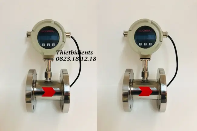 Đồng hồ đo lưu lượng tuabin điện tử màn hình LCD