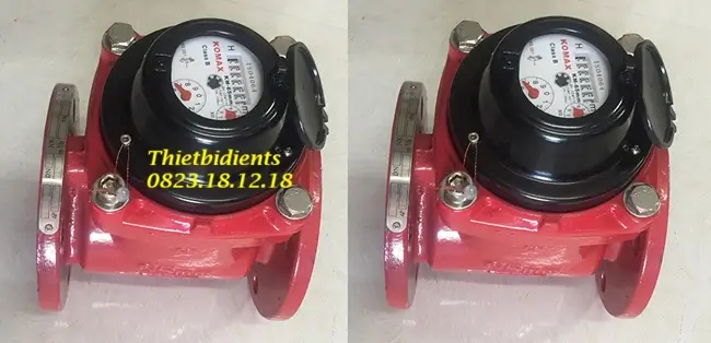 Đồng hồ đo nước Komax 5 Đồng hồ đo nước Komax nối bích