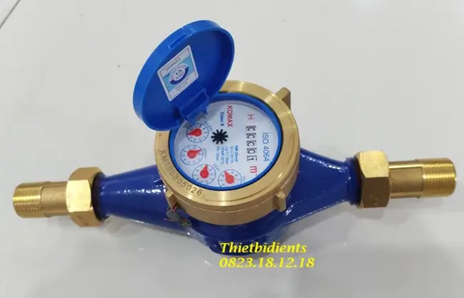 Đồng hồ đo nước Komax 4 Đồng hồ đo nước Komax nối ren