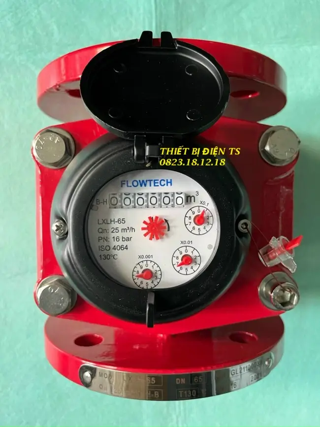 Đồng hồ đo nước Flowtech 8 Đồng hồ đo nước nóng Flowtech