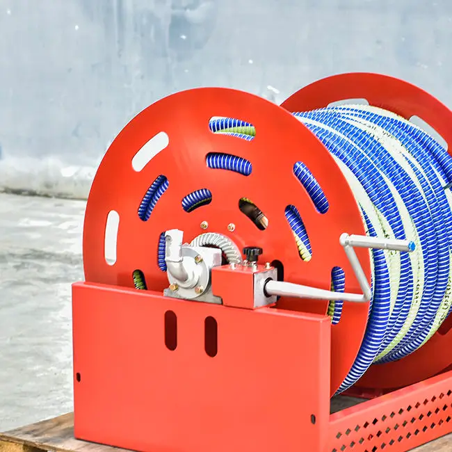 Rulo quấn dây dẫn xăng dầu 5 Rulo quấn dây dẫn xăng dầu quay tay