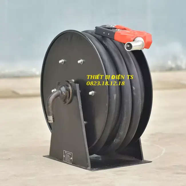 Rulo quấn dây dẫn xăng dầu 4 Rulo quấn dây dẫn xăng dầu tự động rút bằng lò xo