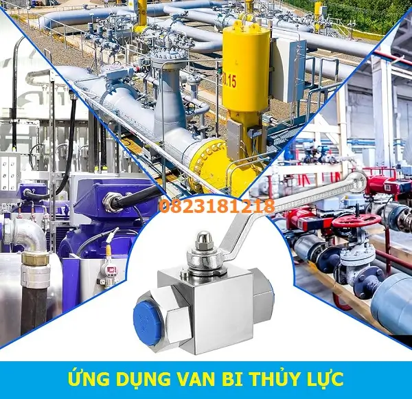 Van bi thủy lực 6 Ứng dụng van bi thủy lực