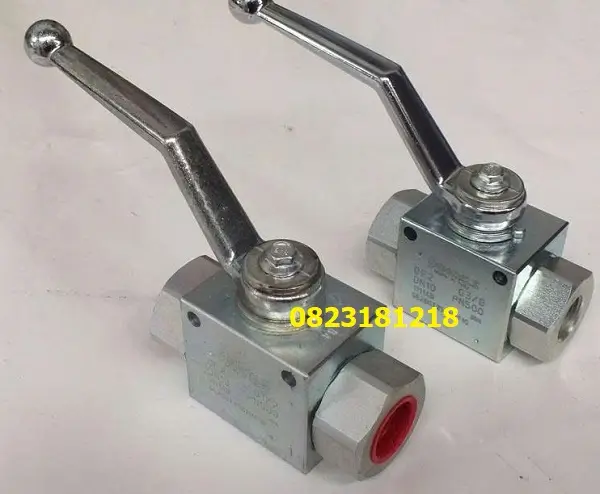 Van bi thủy lực 2 Van bi tay gạt thủy lực