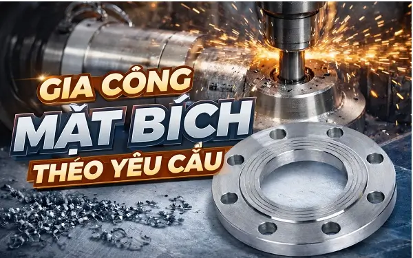 Gia công mặt bích theo yêu cầu
