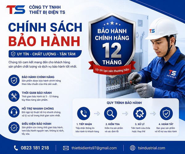 Chính sách bảo hành 1 Chính sách bảo hành công ty TNHH Thiết Bị Điện TS