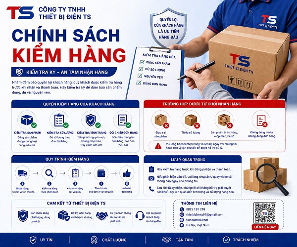 Chính sách kiểm hàng 1 Chính sách kiểm hàng tại Công Ty TNHH Thiết Bị Điện