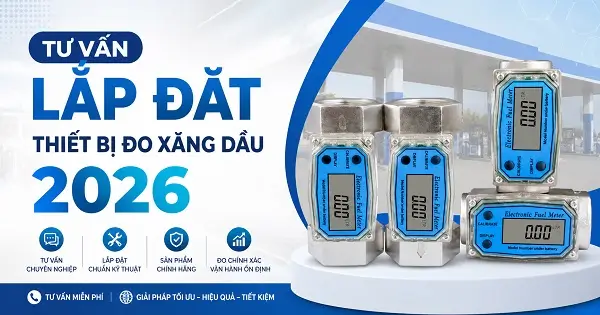 Tưu vấn lắp đựt thiết bị đo xăng dầu