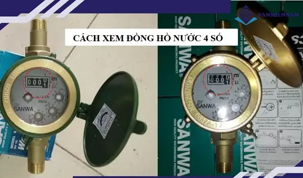 Hướng dẫn cách xem đồng hồ nước 4 số