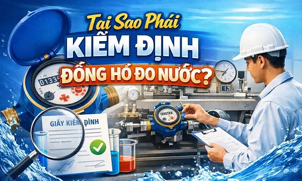 Tại sao phải kiểm định đồng hồ nước