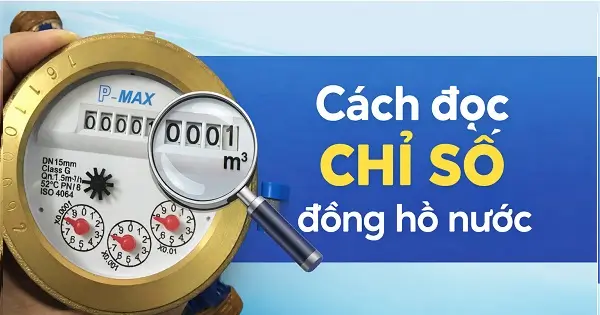 Cách đọc chỉ số đồng hồ nước