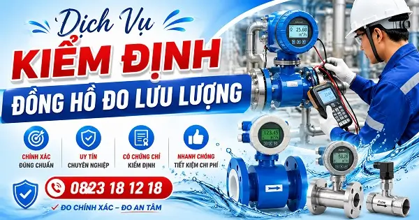 Dịch Vụ Kiểm Định Đồng Hồ Đo Lưu Lượng 15 Dịch vụ kiểm định đồng hồ đo lưu lượng nước