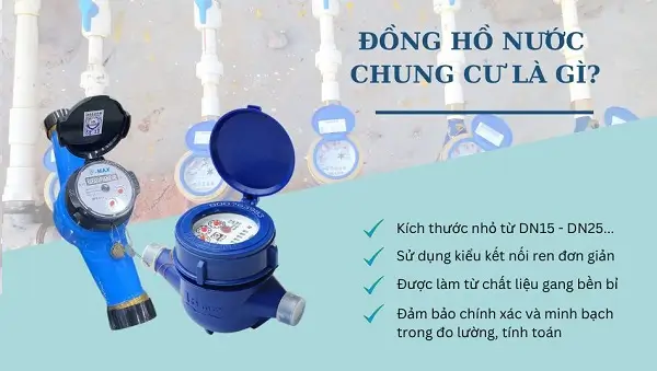 đồng hồ đo nước chung cư mini là gì
