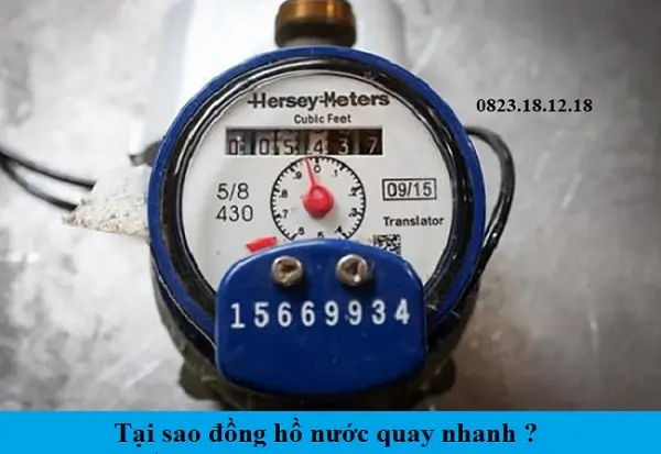 Tại sao đồng hồ nước quay nhanh? 3 Đồng hồ nước quay nhanh là gì