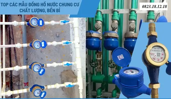 Phân loại đồng hồ nước chung cu mini