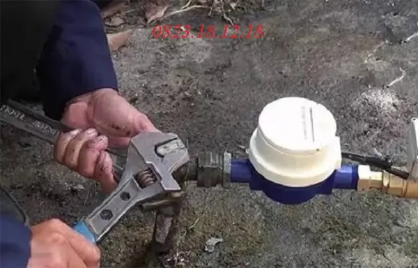 quy trình thay đồng hồ đo nước