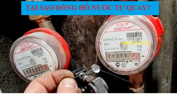 Tại sao đồng hồ nước tự quay?