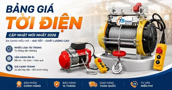 Bảng giá tời điện