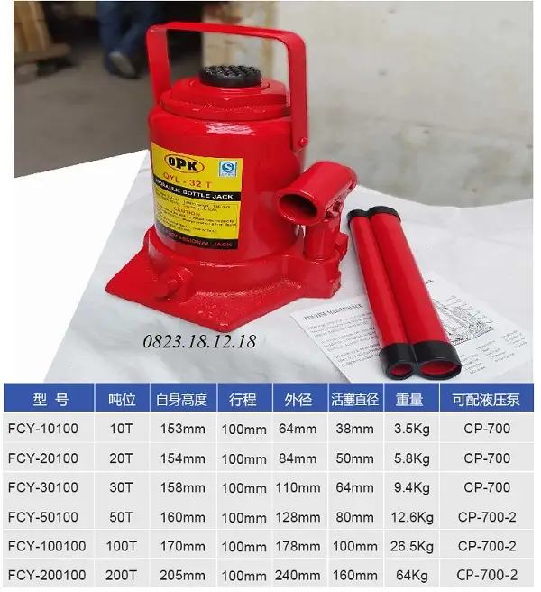 Catalogue kích thủy lực