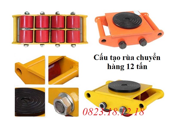 Rùa chuyển hàng 12 tấn 4 Cấu tạo rùa chuyển hàng 12 tấn