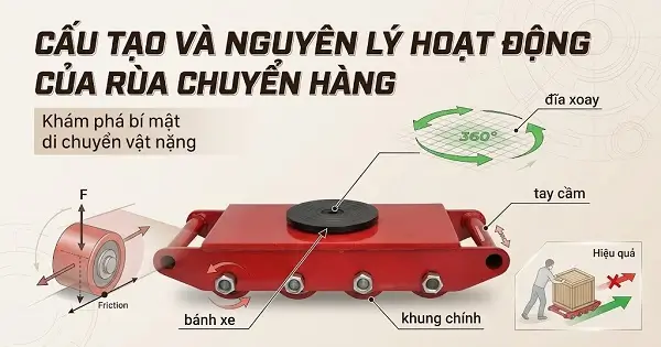Cấu tạo và nguyên lý hoạt động của rùa chuyển hàng 1 Cấu tạo và nguyên lý hoặt động của rùa chuyển hàng