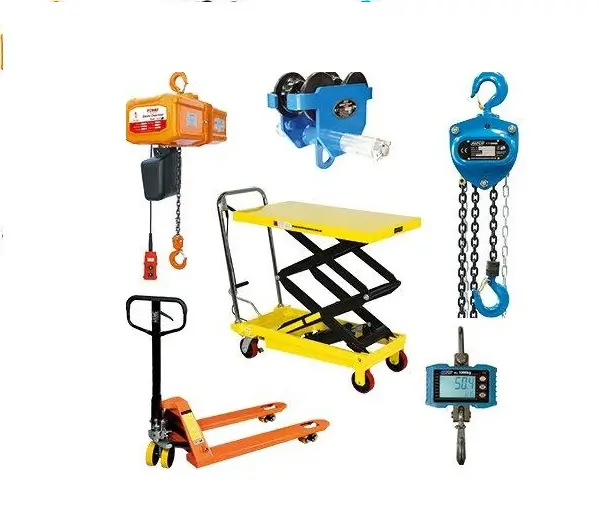 Giới thieuj chung về tổng hợp các thiết bị nâng hạ chuyên dụng hiện nay