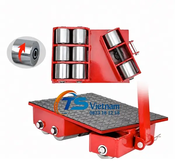 Rùa Chuyển Hàng Bánh Sắt 7 Rùa chuyển hàng bánh sắt xoay