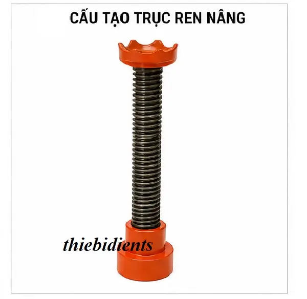 Kích Quay Tay 16 Tấn 6 Trục ren nâng