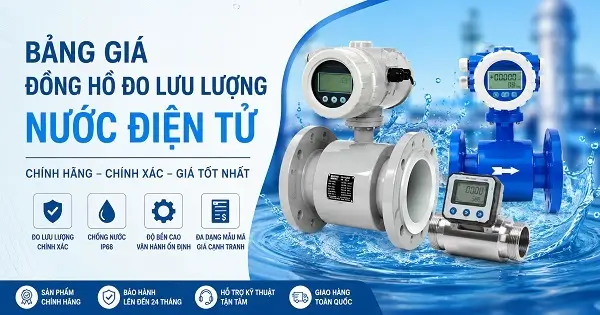 Bảng giá đồng hồ đo lưu lượng nước điện tử 39 Bảng giá đồng hồ đo lưu lượng nước điện tử
