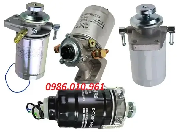Bộ Kit Bơm Xăng Dầu Có Đồng Hồ Điện Tử 18 Bộ lọc nhiên liệu