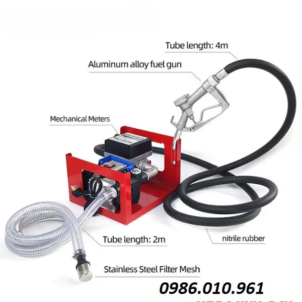 Bộ Kit Bơm Xăng Dầu Có Đồng Hồ Điện Tử 14 Cấu tạo bộ kit bơm xăng dàu có đồng hồ điện tử