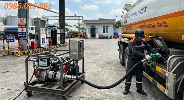 Bộ kit bơm dầu Diesel 12V cho xe bồn 19 Đặc điểm nổi bật của bộ kit bơm dầu 12V cho xe bồn