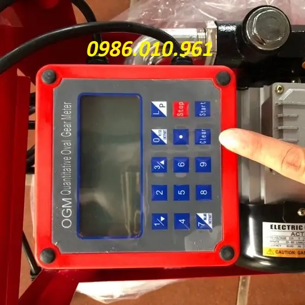 Bộ Kit Bơm Xăng Dầu Có Đồng Hồ Điện Tử 16 Đồng hồ xăng dầu