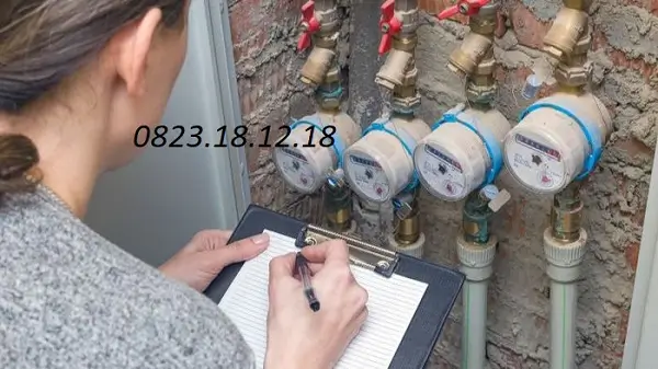 Ghi nhận chỉ số đồng hồ nước