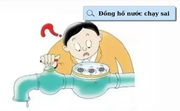 Nguyên nhân khiến đồng hồ đo nước chảy sai