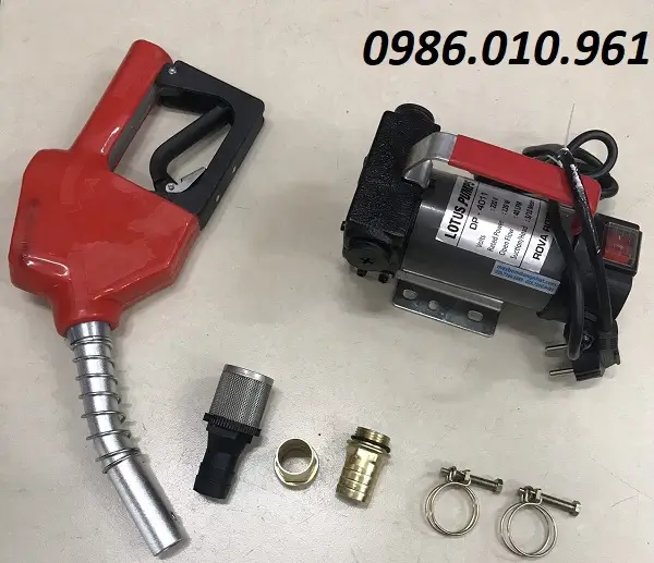 Bộ Kit Bơm Xăng Dầu Có Đồng Hồ Điện Tử 22 súng bơm nhiên liệu