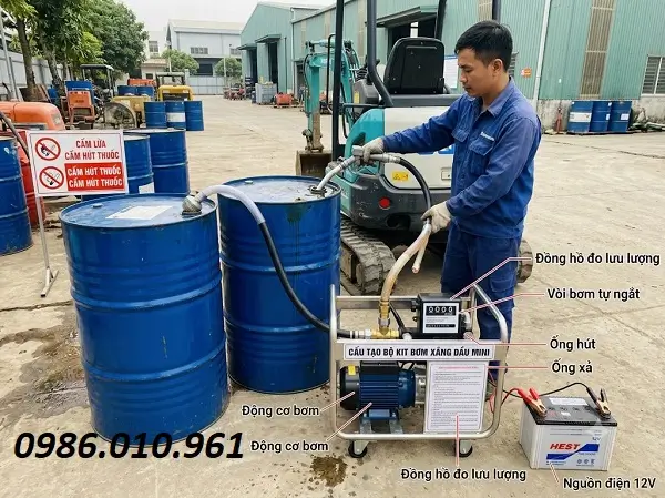 Ứng dụng của bộ kit bơm nhiên liệu lưu lượng lớn 100 lít/phút