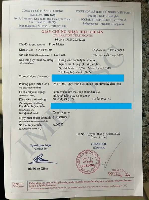 Vì sao cần kiểm tra và giấy kiểm định đồng hồ đo nước