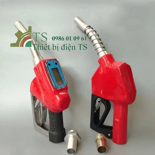Cò bơm xăng dầu tự ngắt có đồng hồ
