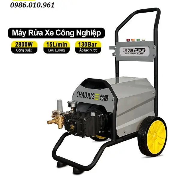 Máy rửa xe di động 2.8KW 5 Những điều cần lưu ý khi sử dụng máy xịt rửa xe di động 2.8kw