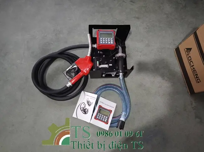 Kit bơm xăng dầu điện tử tự ngắt theo số lít