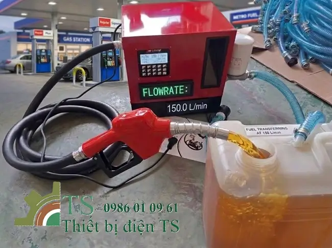 Kit bơm xăng dầu tính số lít 12V