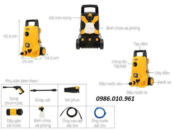 Các bộ phận bên trong thân máy