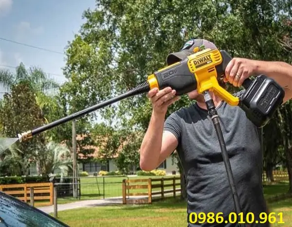 Nguyên lý hoạt động của máy rửa xe áp lực cao kẹp bình ắc quy