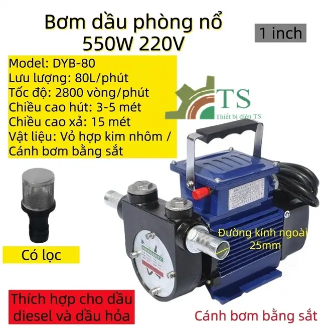 Máy bơm xăng phòng nổ là gì? 8 Máy bơm xăng phòng nổ