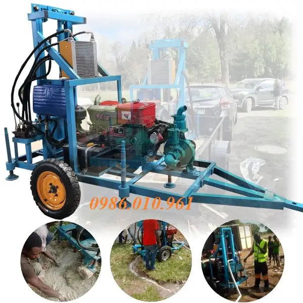 MÁY KHOAN GIẾNG THỦY LỰC 5 Nguyên lý hoạt động của máy khoan giếng thủy lực