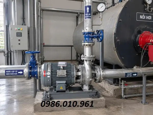Ứng dụng của Máy bơm nước lò hơi chịu nhiệt